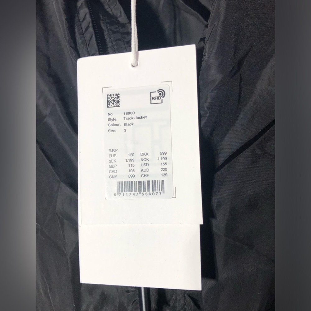NEW Rains Track Jacket in Black - Picture 13 of 15